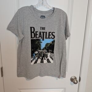 The Beatles Gray Abbey Road Short Sleeve Tee